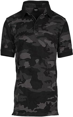 Mil-Tec Herren T-shirt-10957080-902 T-Shirt, Dark Camo, S EU