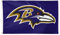 NFL Flagge Baltimore Ravens Football 150x90cm Team Fahne Banner