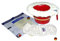 Kabea Windelfrei Starter Set Micro 6-tlg. mit Abhaltetöpfchen Abhato, 2 Topfbezügen und Anti-Rutsch-Gummi (Rot (Töpfchen aus Polypropylen))