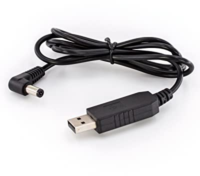 maxx.onLine Toniebox Ladekabel 1m USB C - DC 5,5 x 2.1 9V, Ersatz für original Tonie Ladestation, KFZ Auto Kabel, Musikbox unterwegs mit Powerbank Laden, Tonies Box Zubehör, Reise Ladegerät USB-Kabel