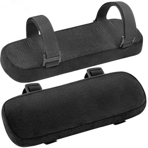 ZEACCT 2 Stück Armlehnen Ellenbogen Polster, Stuhlarmlehne Kissen Ellenbogenkissen, Stuhl Armlehne Pad, Bürostuhl Armlehnenkissen, Arm Rest für Ellenbogen Komfort, Ellbogen Kissen Druckentlastung