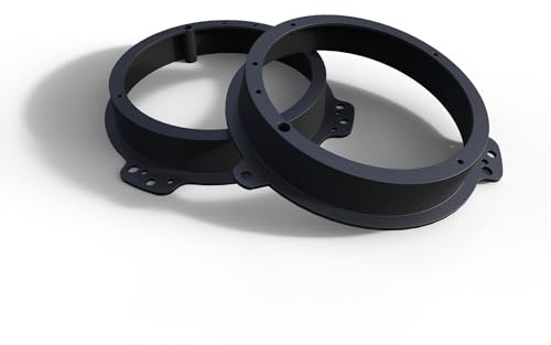 Audioproject A328 - Autoradio Lautsprecherringe kompatibel für Audi A3 8P 8PA Bj 2003-2013 - A4 - B6 B7 Avant Bj 2000-2008 SEAT Exeo - 165mm 2 Stück Lautsprecheradapter Halterungen