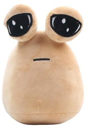 22cm/8.6inch Alien Pou Plüschtier,My Pet Alien Pou Plüsch Puppe,Niedliches Alien Pou Plüschtier,Alien Pou Plüschtier Plüsch Puppe für Fans Geschenk,Geburtstag Weihnachten