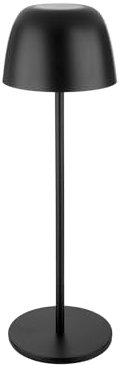 KASANOVA Lampada da tavolo touch 7 colori 35 cm nera nero Complementi d'arredo