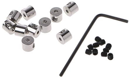 SHOOYIO 10 Stück Pin Pin Safe Locks Pin Backs Verschluss Sicherungsstift Mit Schraubenschlüssel Werkzeuge Sicherungsstift Mit Schraubenschlüssel