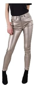 Deeluxe Lysie Damen-Hose aus beschichtetem Segeltuch