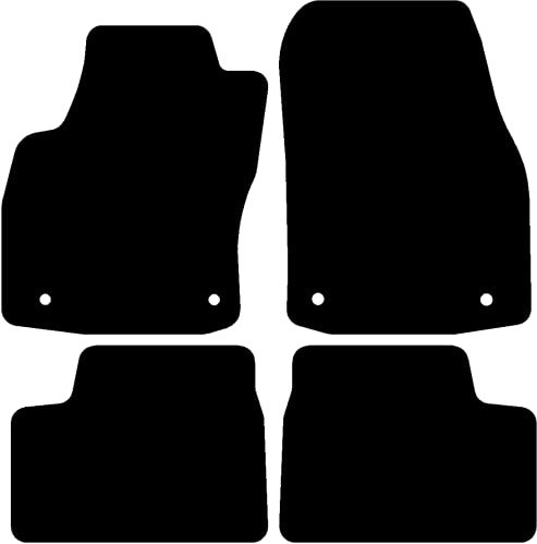Kovvar Fußmatten passend für Opel Astra H 2004-2011 Passend zur Ausführung: 3/5 Türen/GTC Coupé/Kombi/TwinTop Cabrio | Qualität: Comfort