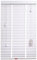 REHAN & CO Faux wood window Venetian Blinds 50mm Slats with String/Tape Blinds Aluminium Headrail Trimmable Child Safe Home Office Window Blind (White Tape, 210Wcm x 150Hcm)