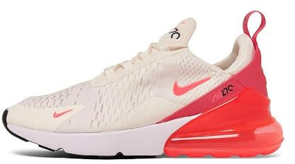 Nike Women's Air Max 270 Sneaker, Sail/Hot Punch-aster Pink-white, 5.5 UK