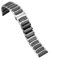 THBGTCNQ Keramik-Uhrenarmband, 16 mm, Armband, 20 mm, 22 mm, Edelstahl, Armbanduhrenband, 18 mm, Weiß/Schwarz(Black,22mm)