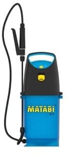 Matabi e7 - Pulverizador Eléctrico para Jardín y Huerto - Sulfatadora a Batería - Autonomía >10 Depósitos - Carga USB-C - Sistema Start/Stop - Boquilla Regulable - Tanque Translúcido - Fácil de Usar