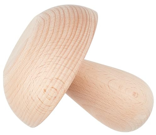 BENECREAT 115x100mm Holz Töpferform, Tonformwerkzeug Polymerton Keramik Schalenformen mit Griff Für Tonkeramik, Rippenholz, Formende Porzellantasse