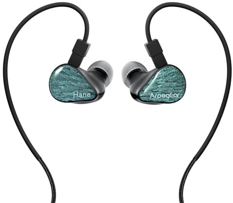 KGUSS Topping Arpegear Hane In-Ear-Monitor, 10 mm, DLC Dynamic Driver, IEM-Kopfhörer mit 4 Positionen-Dip-Schalter und 0,78 2-poligem abnehmbarem Kabel