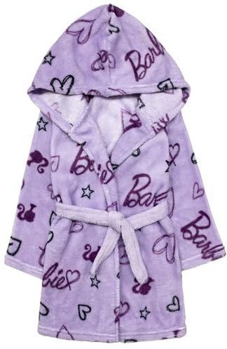 SUN CITY Vestaglia Barbie in pile invernale per bambina 6 anni 7002