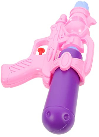 BESTonZON Giocattolo Acquatico Pistola ad Acqua 26 Cm Rosa per Bambini Gioco D’acqua Estivo Piscina Spiaggia Portatile Resistente alle Cadute