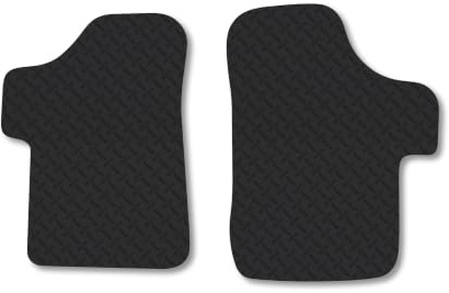 Mercedes Vito [W639] 2003-2014 5mm Rubber Car Mats Compatible with Accessories Premium Durable Tailored Fit Heavy-Duty Floor Mats Set Accessory Waterproof Durable Custom Fit Water Resistant Easy-Clean