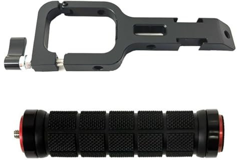 FEICHAO Griff-Hals-Ring, Montage-Verlängerungsarm mit Kaltschuh-Halterung, kompatibel mit WEEBILL 3/3E/3S Gimbal Stabilisator Zubehör (Griffgriff)