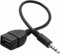 USB to AUX 3.5mm Jack Adapter, USB Adapter 3.5mm Male Aux Audio Jack Plug to USB 2.0 to Aux Audio Converter Cable Adapter Car Stereo Cable,Audio/MP3/CD Player/External U Disk/Speaker