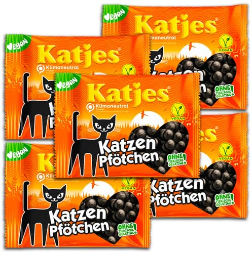5 er Pack Katjes Katzen Pfötchen 5 x 175g