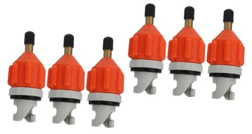 Toddmomy 6pcs Air Pump Adapter Kit Inflator for Vango Air Valve Converter Paddle Board Sup Pump