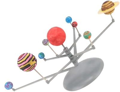 LRXIYODE DIY Planetarisches Modell für Lernspielzeug zur Astronomie mit Planeten zum Basteln und Entdecken des Sonnensystems Pädagogisch Wertvolles Science Kit für