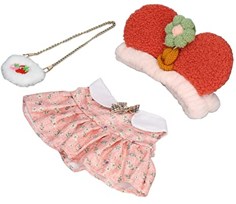 Changor Plüschtier-Kleidung Zum Selbermachen, Waschbar, Dekorative Enten-Kuscheltier-Kleidung für Spiele, Ideales für und Mädchen, 3 Stück