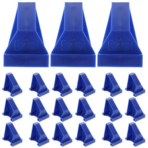 Adorainbow 20pcs Wood Flooring Installation Spacers Kit for Laminate and Vinyl Plank Floors, British Standard Double-ended Wedges for Floor Fitting and Flooring Tools