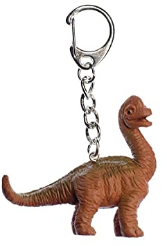 Miniblings Brachiosaurus Baby Dino Schlüsselanhänger Dinosaurier Urzeit Anhänger - Handmade Modeschmuck I I Anhänger Schlüsselring Schlüsselband Keyring