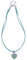 Moschen-Bayern Trachtenschmuck/Dirndlschmuck/Damen - Trachtenkette/Dirndlkette Trachtenherz/Herzkette Blau/Hellblau
