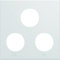 enjoliveur - prise tv+fm+sat - 2 modules - pure - hager gallery wxd256b