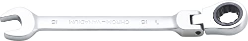 BGS 6716 | Ratschenring-Maulschlüssel | abwinkelbar | SW 16 mm