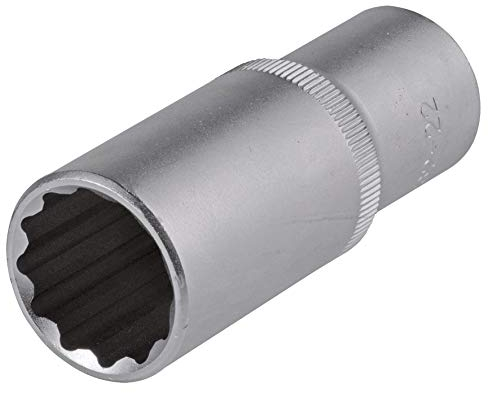 SW-Stahl 05632L-30 Steckschlüsseleinsatz 1/2 Zoll I 30mm I 12 Kant I Vielzahn Stecknuss I lang I Steckschlüssel-Satz