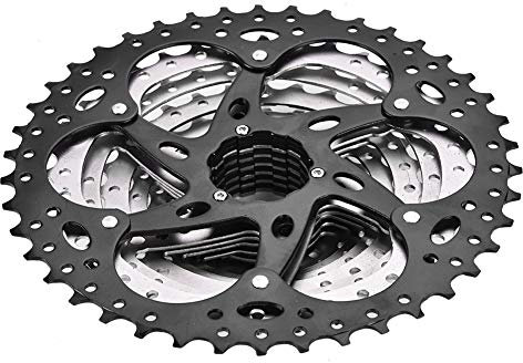 DAUERHAFT Fahrrad Freilauf 10 Fach Kassette 11-42 Kassetten Freilauf, 10 Gang Freilauf Kettenrad, 11 42T Fahrrad Kassetten Schwungrad Kettenrad, hochfester Kassetten & Ritzel