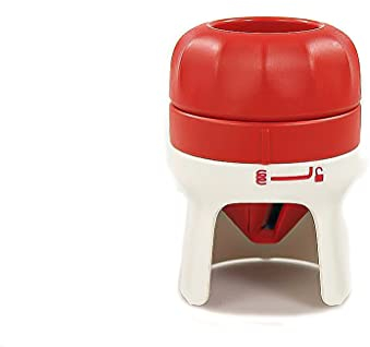 Tupperware Spiralino 38110 Chef Profi Gemüseschneider Zoodles Chef rot/weiß