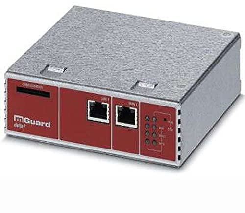 PHOENIX CONTACT FL MGUARD DELTA TX/TX VPN Fernwartungs-Sammelpunkt, 10/100 Mbit/s, NAT, VPN, Advanced-Firewall, Tischgerät, mit Linzenzen funktional erweiterbar
