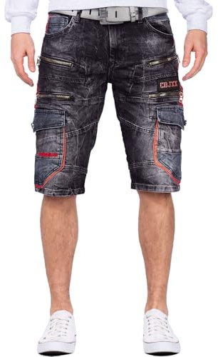 Cipo & Baxx Herren Shorts CK224 Black W31