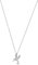 Amor Kette mit Anhänger 925 Sterling Silber Damen Halsschmuck, 42+3 cm, Silber, Kolibri, Kommt in Schmuck Geschenk Box, 2034097