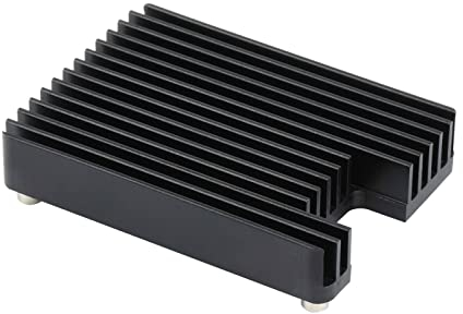 Heatsink for Raspberry Pi Compute Module 4 CM4 Dedicated Aluminum Alloy Heatsink with 4 PCS Thermal Tapes, Proper Space For Antenna Section