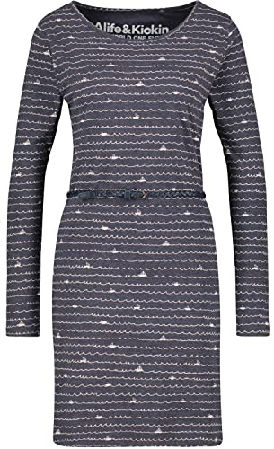 alife & kickin Damen Ellinak B Longsleeve Dress Kleid Damenkleid Freizeitkleid Sommerkleid XS-XXL