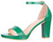 Elara Damen Pumps Riemchen High Heels Chunkyrayan OK-30 Green-40