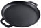 Opexscal Cast Iron Pizza Pan, Double Loop Handled Cast Iron Stovetop Grill Round Baking Pan, Even-Heating and Versatile Kitchen Cookware