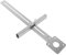 Circle Cutting Jig Silver Circle Cutter Trimming Guide for Woodworking Puncher Locator Joints Tool