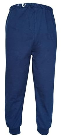 Wasserdichte Windelhose für ältere Menschen, auslaufsichere lange Hose, waschbare Baumwolle, Urin-Pads für Erwachsene, gelähmt, bettlägerig, für Männer und Frauen (Blau, Größe XL)