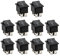 LLKOZN 10X Interruptor Basculante 6-Terminales 3 Posicion ON/OFF/ON DPDT 16A 250VCA 20A 125VCA