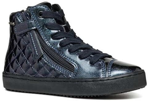 Geox J Kalispera Girl D, Scarpe da Ginnastica, Viola, 33 EU