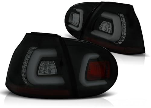Tuning-Tec LED LightBar Rückleuchten in schwarz matt für VW Golf 5 V 10.2003-2009