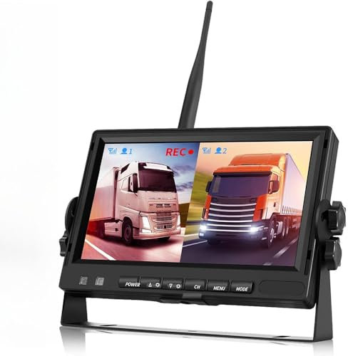 Monitor 7 pollici per autobus/camper 12 V-24 V visione notturna