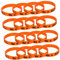 NESTINGHO 20St Silikonarmband Schmuck Armbänder inspirierende Armbänder Motivationsarmbänder Basketball Basketball-Armband Silikon-Armbänder Partyarmband aus Silikon Kieselgel Orange