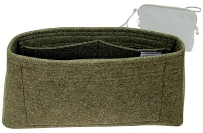 SAMORGA Bur-Beutel für Burberry, technische Nylontasche, groß, 2 mm, Khaki