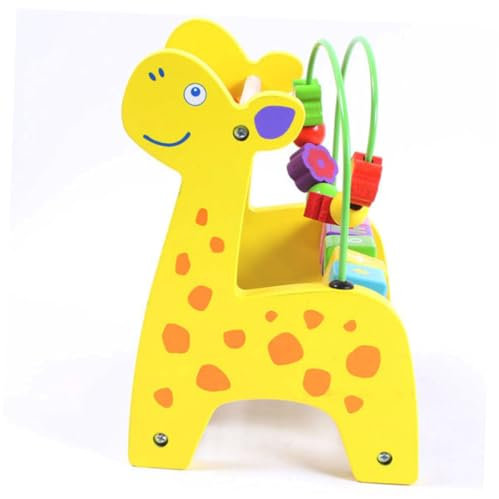 KOMBIUDA 1PC Cartoon Holzrechner Multifunktionales Rechenrahmen Für Mit Perlenrahmen Lernspielzeug Für Frühkindliche Bildung Und Mathematische Fähigkeiten